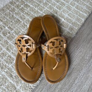 Tory Burch Tan Leather Sandals